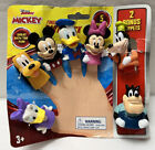 New Disney Mickey Mouse 7 Pack Finger Puppet Toys Party Pack Bath Time Pool (D2)