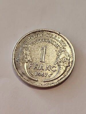 MONEDA FRANCIA 1947 1 FRANCO VF Foto 1 de 4