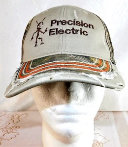 Nuevo con etiquetas Precision Eléctrico Deshilachado Camuflaje y Beige Color Bloque Caza Gorra Sombrero Talla Única - Imagen 1 de 7