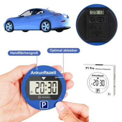 Elektronische Parkscheibe Automatische Parkscheibe elektrisch mit Zulassung DE - Bild 1 von 4