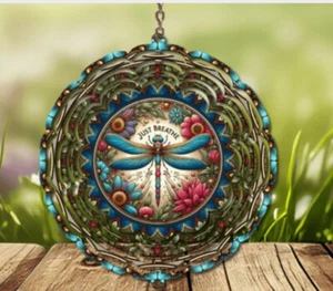 Dragonfly metal wind spinners - Picture 1 of 1