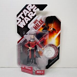 Star Wars 30th Anniversary Darth Malak #35 New Sealed 3.75” Figure Hasbro 2007