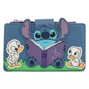 Loungefly Disney Lilo and Stitch - Story Time Duckies Flap Wallet - Picture 1 of 5