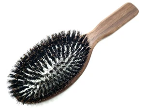 Flair Brush Pure Soft Boar Bristles Hair Brush - Walnut Handle - Picture 1 of 6