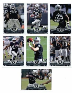 Las Vegas Raiders 2013 Topps Complete 7 Card Team Set with Darren McFadden Plus - Picture 1 of 1