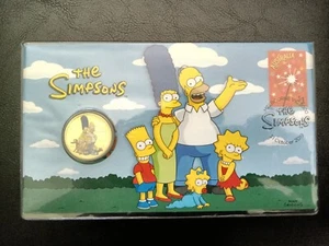 2019 1$ Tuvalu The Simpsons PNC -Ltd Of 6,500 Only - Picture 1 of 2