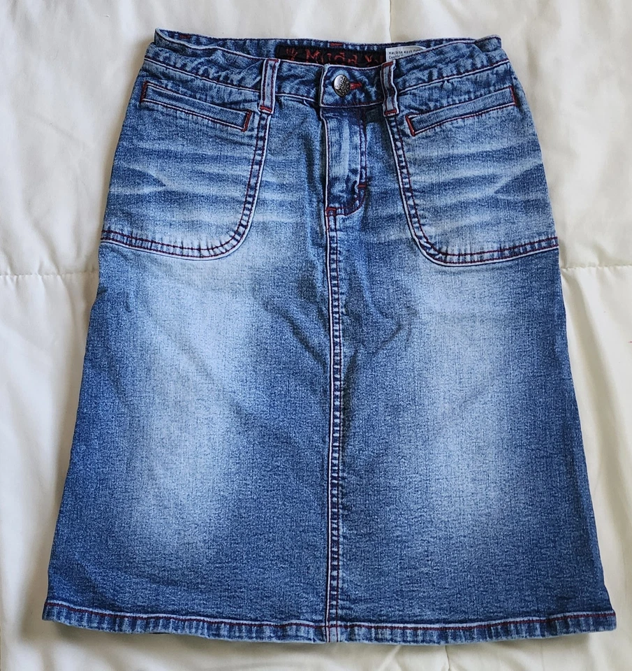 MUDD YO! Falda vaquera vintage niñas talla 10 estilo: 6NY004 Foto 1 de 4