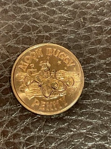 Vintage NASA Apollo 15 Moon Buggy Penny Moon Money Novelty Astronaut Token 1969 - Picture 1 of 5
