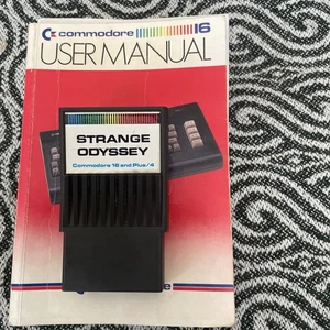 Commodore 16 plus 4 Strange Odyssey Cartridge Computerspiel getestet siehe Bild  - Bild 1 von 2