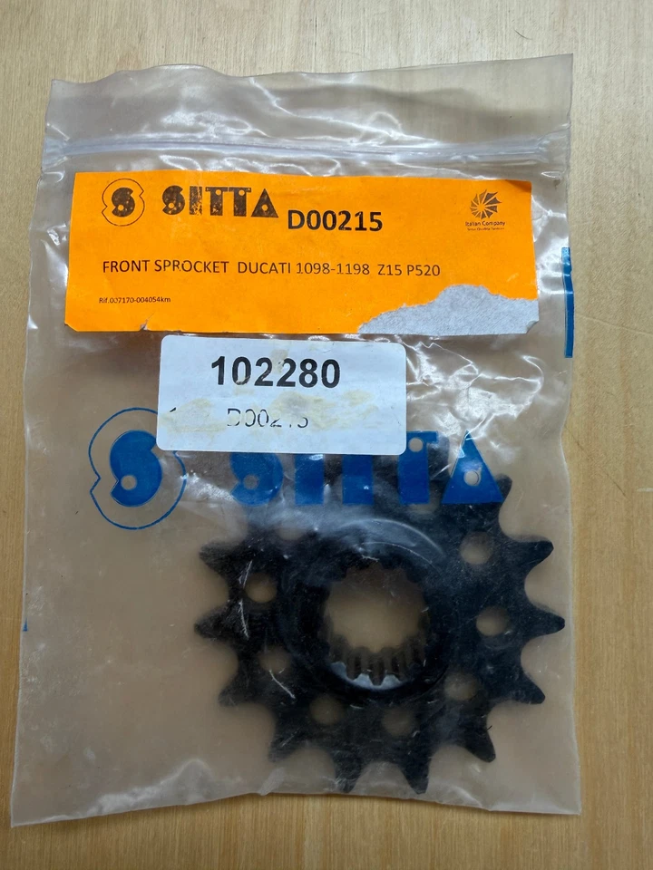 SITTA FRONT SPROCKET DUCATI STREETFIGHTER V2, 1098 / 1198 2009-2011 D00215 520 Foto 1 de 1