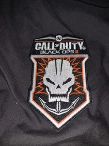 x2 Call Of Duty Black Ops II Iron On Embroidered Military Patch Special Unit OOP - Picture 1 of 2