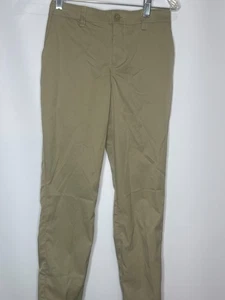 Under Armour Girls Size 12 Khaki Pants Style 1339767 Beige Straight Leg Casual - Picture 1 of 4