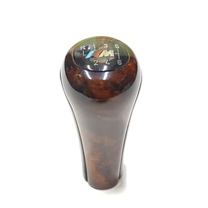 6-Speed Manual Transmission Gear Shift Knob Fine Wood OEM BMW E39 M5 READ - Foto 1 di 10
