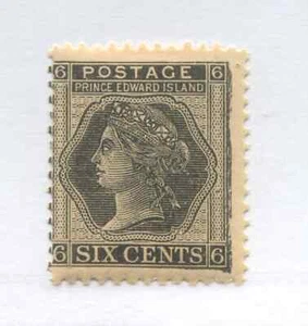 Prince Edward Island QV 1872 6 cents Constant Variety right side mint NH - Bild 1 von 1