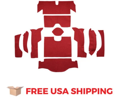 ACC FITS 1964 Chevrolet Corvette Coupe Rear No Pad Loop Carpet - Imagem 1 de 3