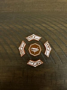 Android Netrunner Anarch orange acrylic click tracker 2018 Champion promo FFG - Picture 1 of 3
