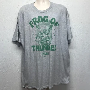 Marvel Funko T-Shirt Herren 2XL Grau Frog Of Thunder Loki Grafik Kurzarm - Bild 1 von 4