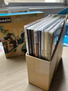 Oasis Definitely Maybe Japanese PROMO BOX with 8 studio albums mini lp cd REAL! - Picture 1 of 9
