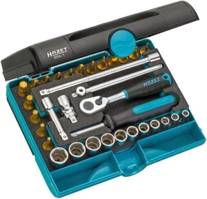 HAZET STECKSCHLÜSSEL SATZ - 1/4" - SECHSKANT, PH, PZ, SCHLITZ -33-TLG. - Bild 1 von 10