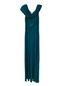 PLENTY by TRACY REESE Teal Turquoise Jersey Knit Maxi Dress Women's Size S - Picture 1 of 4