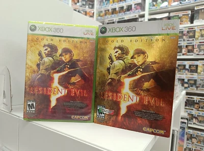 Resident Evil 5 Gold Edition Xbox 360 With Rare Slipcover - NTSC - New - Image 1 of 4