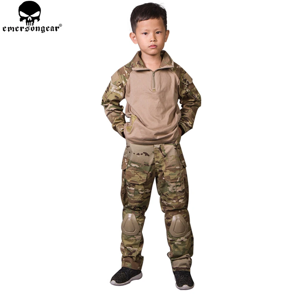 Emerson Tactical G3 BDU Uniforme de Asalto Infantil Niños Camisa y Pantalones Traje Conjunto 6Y-14Y Foto 1 de 4