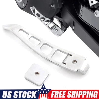 For Harley Dyna 1993–2017 Kickstand Extension Kit Side Stand Assist Tool Chrome Foto 1 de 4