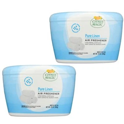 Ambientador sólido absorbente de olores, lino puro, 20 onzas, paquete de 2 Foto 1 de 4