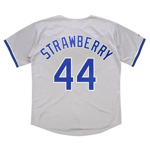Darryl Strawberry 1991 Los Angeles Dodgers Grey Road Jersey Men's (S-3XL) Cover