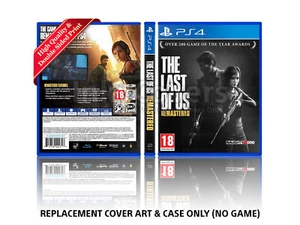 The Last Of Us Remastered PS4 Replacement Box Art Cover Inlay & Case NO GAME - Picture 1 of 10