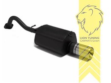 Ultter sports exhaust for Toyota Corolla E12 1.4i 1.6i 1x100 mm