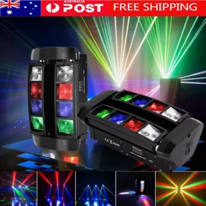 200W LED Spider Moving Head Light DMX RGBW Laser Party DJ Disco Stage Lighting - Picture 1 of 11