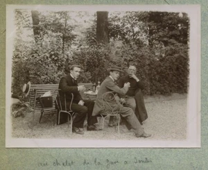Apéritif au Chalet de la Gare à Senlis. 1896. - Picture 1 of 2