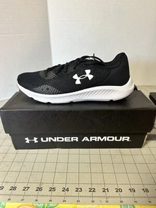 Under Armour Women's Pursuit 3 Running Shoes 3024889 001 Black/White NIB Size 9 - Picture 1 of 5