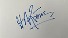 HANS ZIMMER, THE DARK KNIGHT, FILM hand signed white card AUTHENTICATED BECKETT