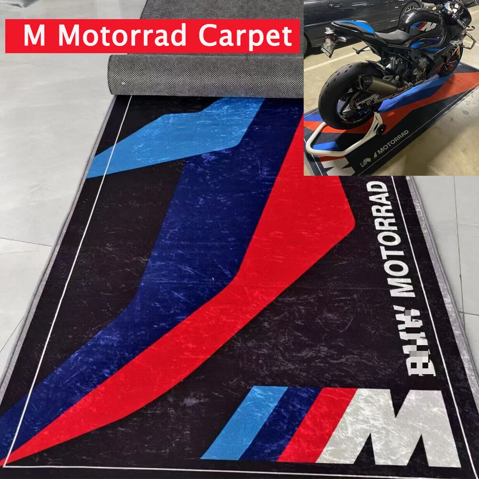 Alfombra universal M alfombra moto para BMW S1000RR S1000R R1250GS R NINE T Foto 1 de 4