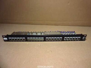 BRAND-REX 10GPlus Category 6A 0.5RU 18-Port Shielded Patch Panel MISSING COVERS - Afbeelding 1 van 2