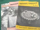     3vintage  booklets crochet Patterns  gloves  collers neckless  lace  edging 