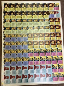 De colección Crunch N’ Munch 1994 Tarjetas coleccionables Marvel Hoja sin cortar - Imagen 1 de 17
