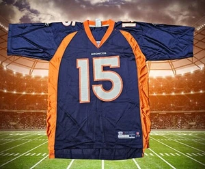 Denver Broncos Brandon MARSHALL #15 NFL On Field Reebok Jersey Large Football - Picture 1 of 7