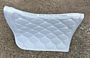 PS of Sweden Signature Classic Dressage stardust Saddle Pad - WHITE FULL (071) - Picture 1 of 4