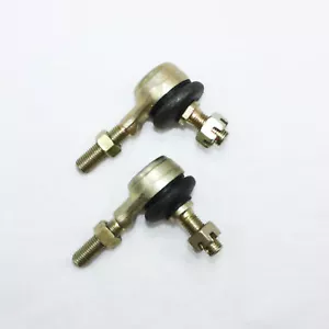 Pair 10mm Bolt Tie Rod Ends Ball Joiners 110cc 125cc Quad Dirt Bike ATV Buggy - Picture 1 of 7