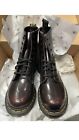 Women's Dr. Martens 1460 8 Eye Leather Boots 13661601 CHERRY RED ARCADIA