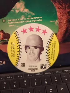 Pete Rose 1976 Isaly's Disc Cincinnati Reds NrMt - Imagen 1 de 2