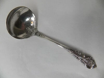 WALLACE SIR CHRISTOPHER STERLING SILVER SAUCE LADLE 5 3/8" NO MONOGRAM - Image 1 of 4
