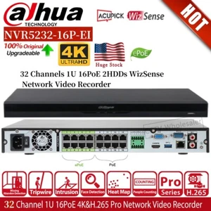 Grabadora de video en red DH 16CH 32CH PoE 4K 2SATA Pro NVR NVR5216/5232-16P-EI - Imagen 1 de 26