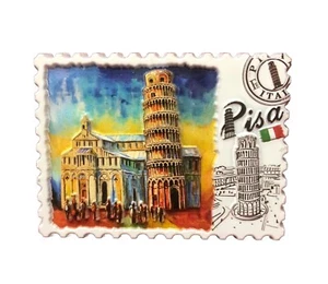 🇮🇹☀️Calamita Magnete PISA~PIAZZA DEI MIRACOLI new frigo italia☀️🇮🇹 - Foto 1 di 2