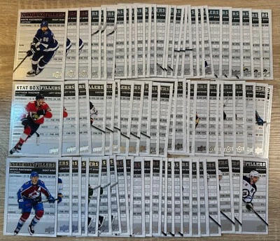 2023-24 UPPER DECK SERIES 1 HOCKEY STAT BOX FILLERS PICK FROM LIST! FINISH SETS! - Image 1 of 2