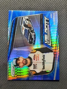 2020 Prizm Blue & Carolina Blue Hyper #77 Aric Almirola - Picture 1 of 8