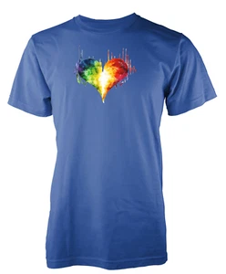 Pride Loveheart Heartbeat Rainbow LQBTQ Unique Gift Custom Tshirt Adult & Kids - Picture 1 of 20